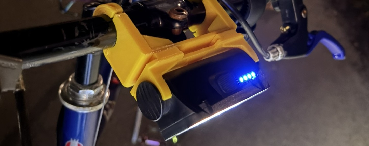 Removable Bicycle LED Light Mount image
