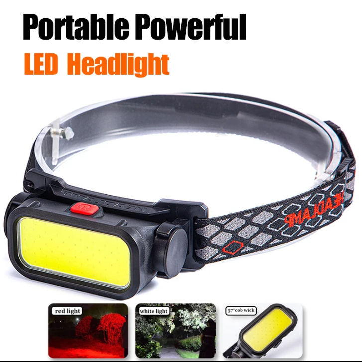 LED lamp in its original headlamp configuration