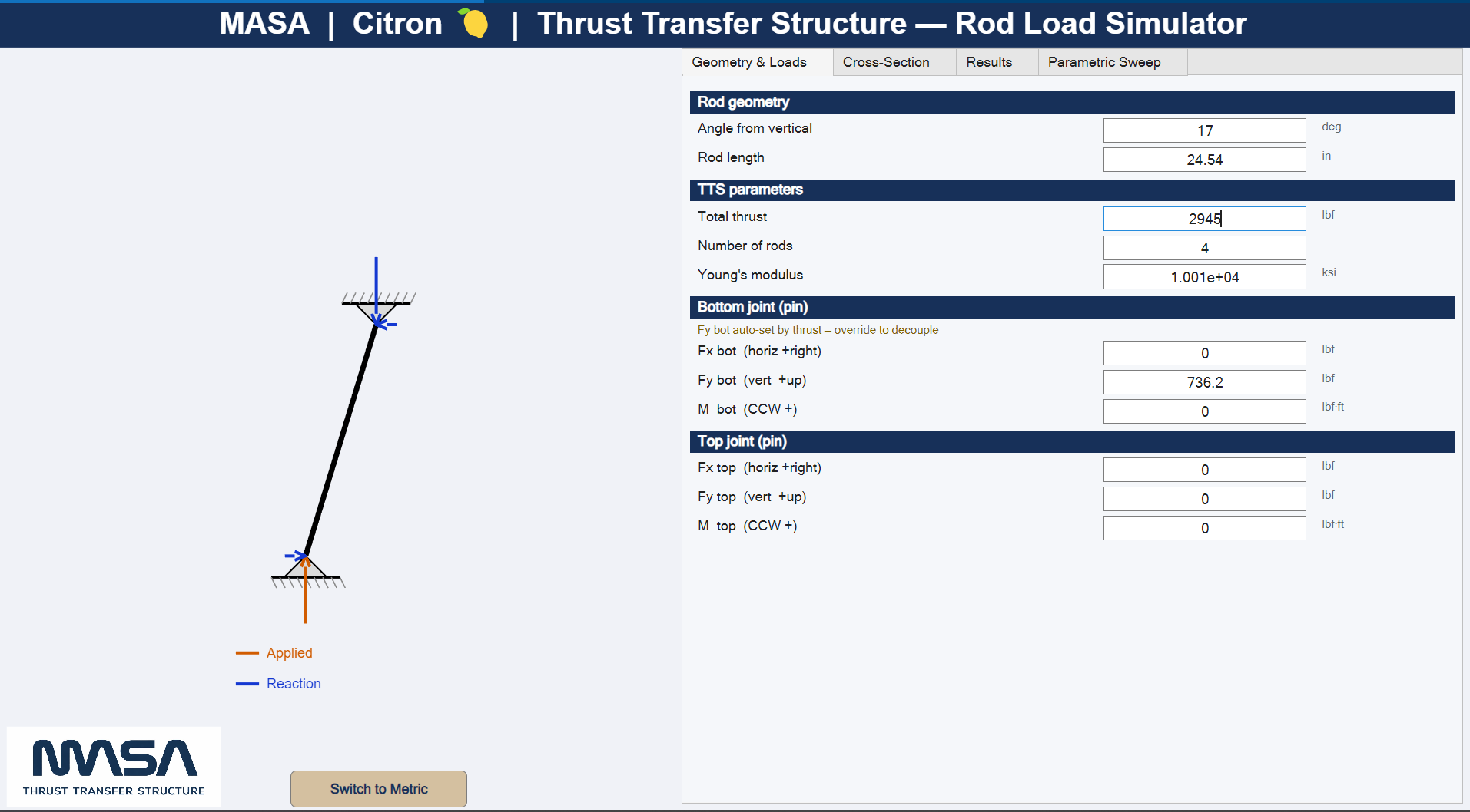 MATLAB GUI main interface