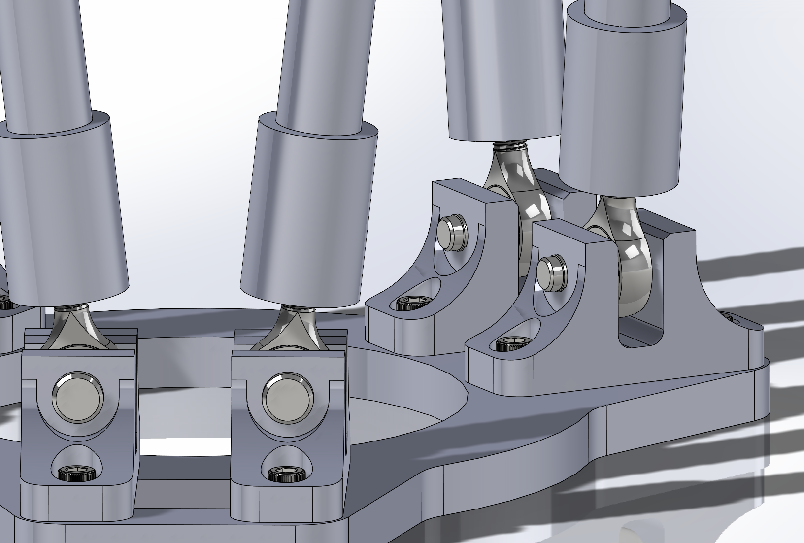 Current lower TTS clevis-style joint using a Smalley retaining ring for clevis-pin retention